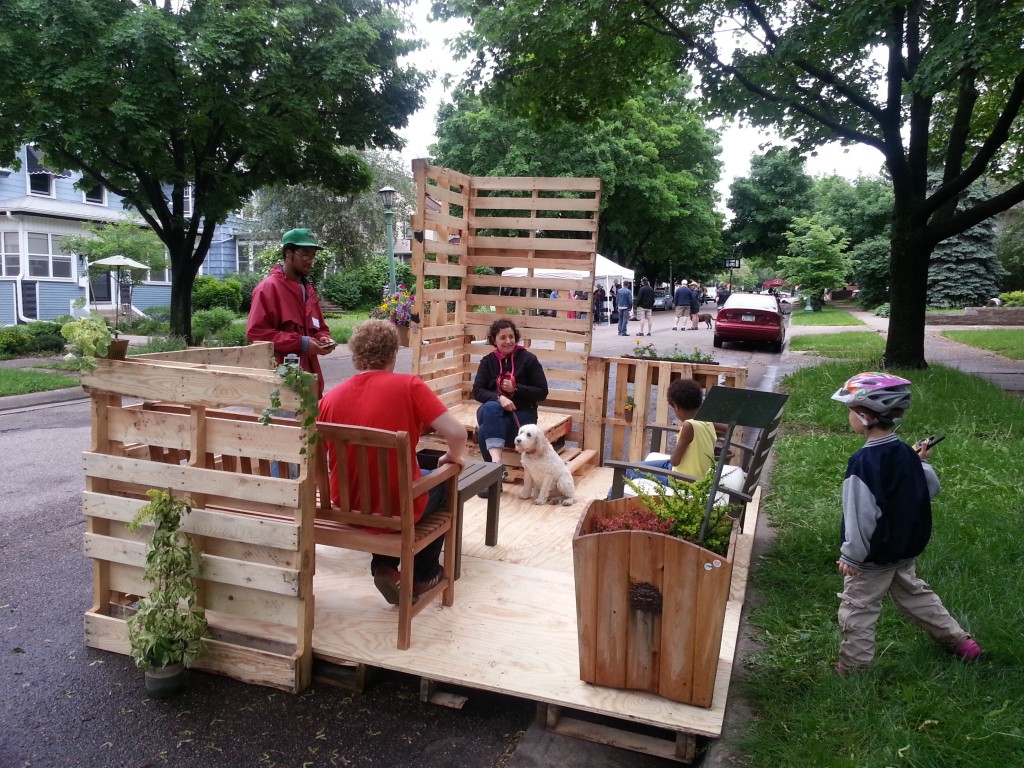 FSI’s on-street parklet was an instant hit this summer.